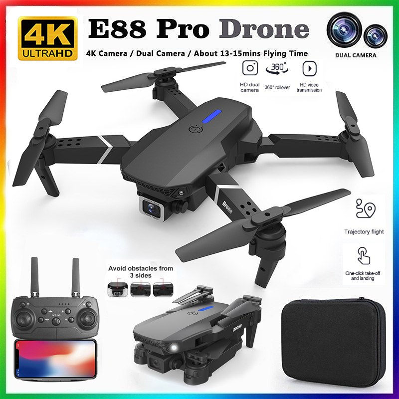 Drone Multispectral - 2026年新型 E88 プロ仕様 HD 4K RCドローン