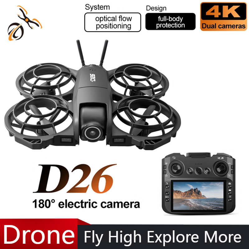 Drone Cinematic - D26 ドローン 4K 空撮HD 180 °