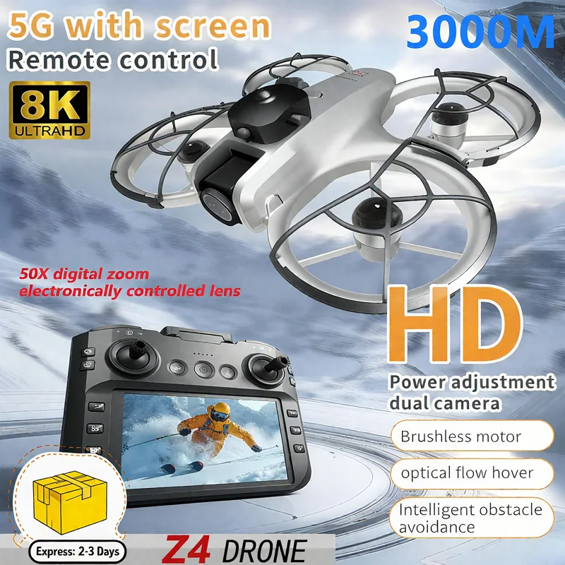 新型MINI Z4ドローン 4KプロフェッショナルWIFI  - Drone Video Production のレビューと価格
