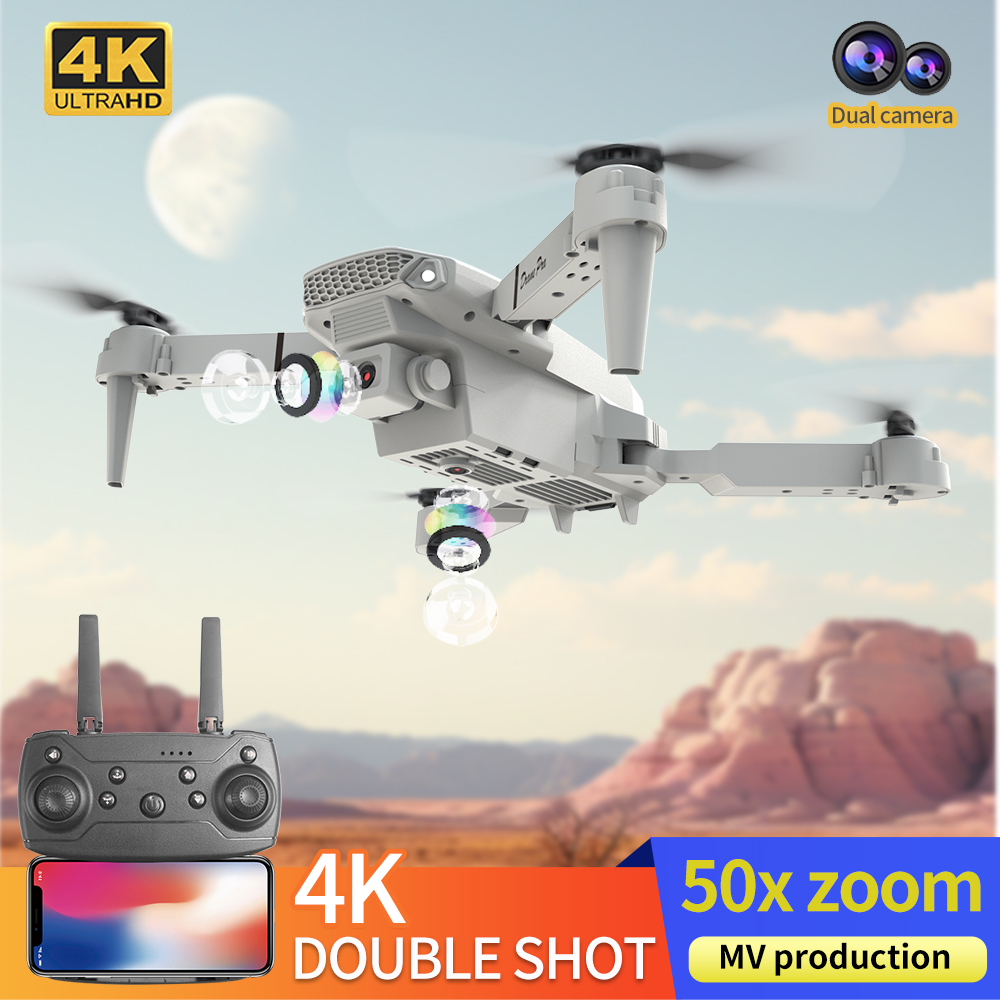 2026年新型 E88 プロ仕様 HD 4K RCドローン  - Drone Multispectral のレビューと価格