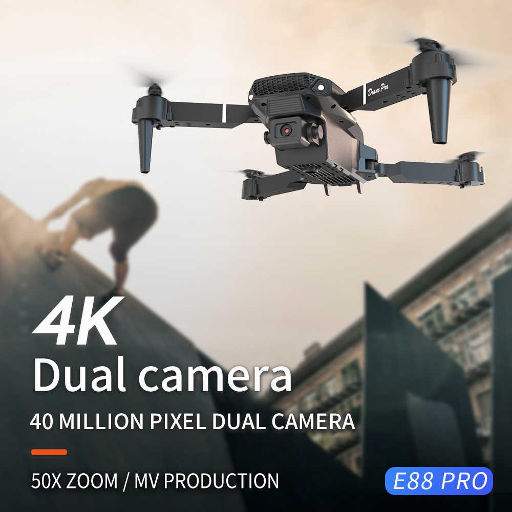 2026年新型 E88 プロ仕様 HD 4K RCドローン  - Drone Multispectral のレビューと価格