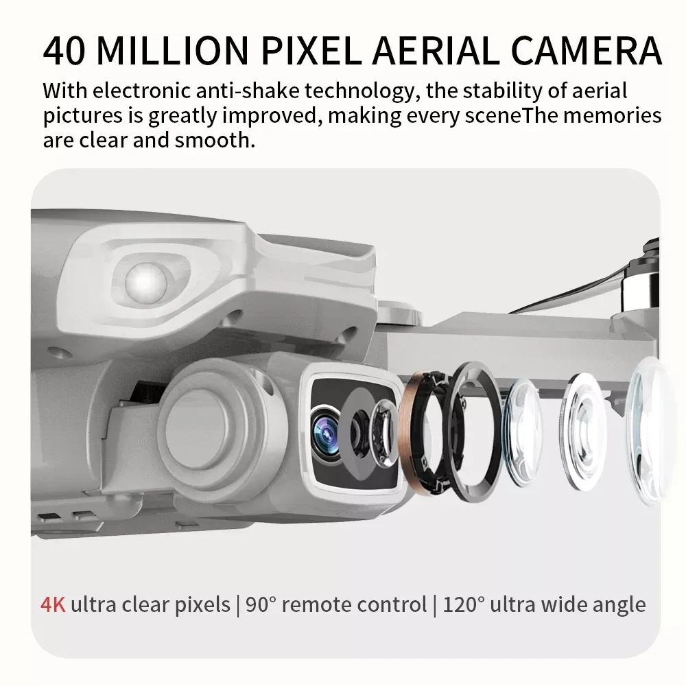 折りたたみ式ブラシレスドローンl900プロ,GPS, 4k, - Drone Cinematic のレビューと価格