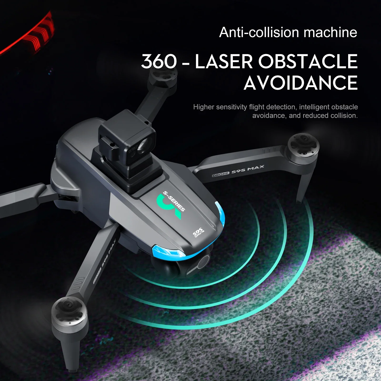 新しい S9S MAX ミニドローン 4K 2 軸 PTZ  - Drone Mapping のレビューと価格