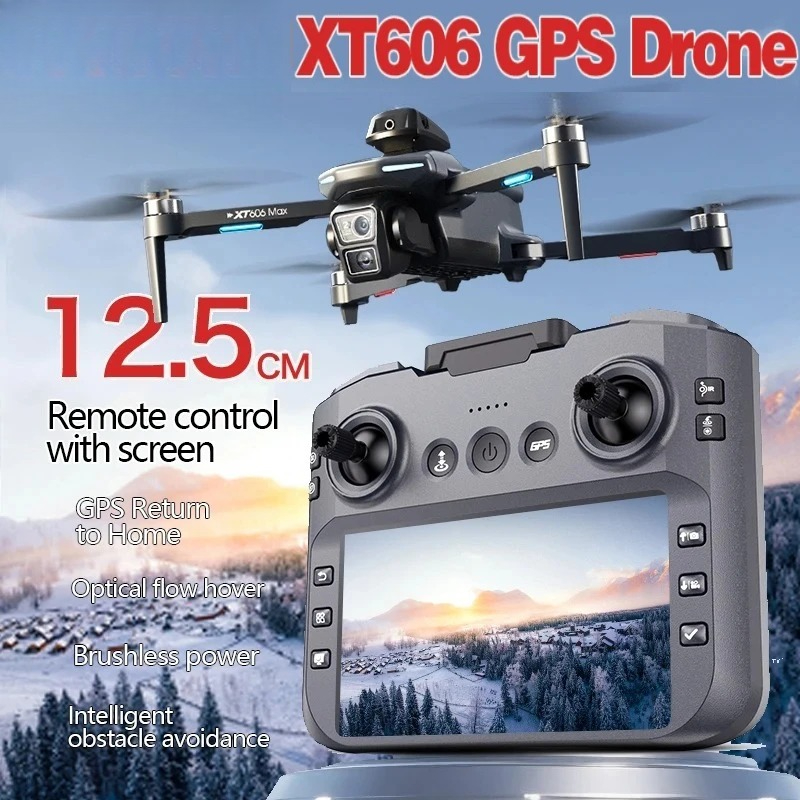 オリジナルXT606 MAX GPSドローン 4Kプロフェッ - Drone Multispectral のレビューと価格
