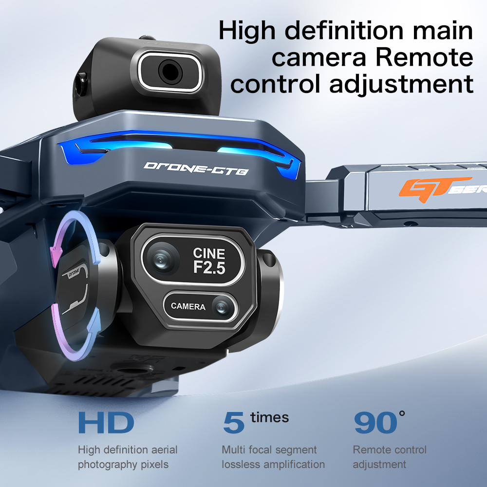 NEW GT8 HD RCドローン 4Kプロフェッショナルデ - Drone Video Production のレビューと価格