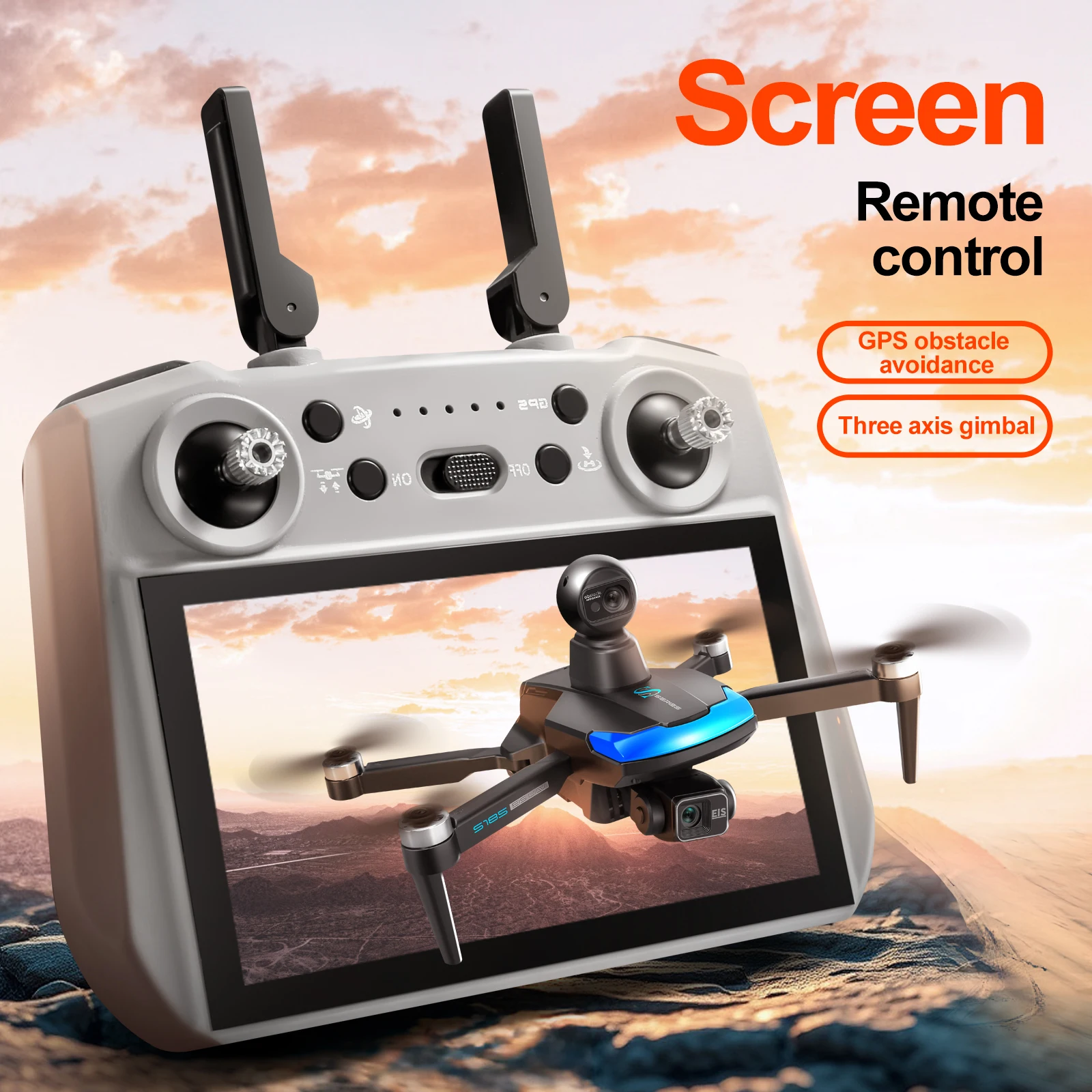 S185 プロフェッショナルドローン 2.7K HD デュア - Drone Multispectral のレビューと価格