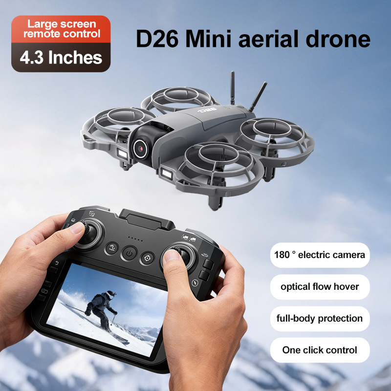 D26 ドローン 4K 空撮HD 180 °   カメラ付き - Drone Cinematic のレビューと価格
