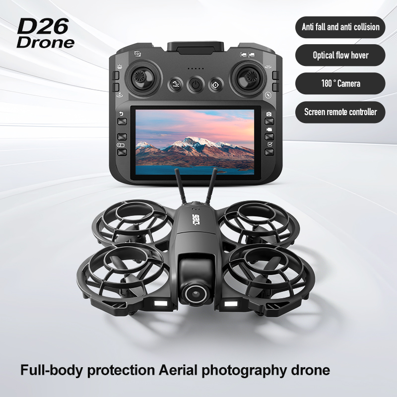 D26 ドローン 4K 空撮HD 180 °   カメラ付き - Drone Cinematic のレビューと価格