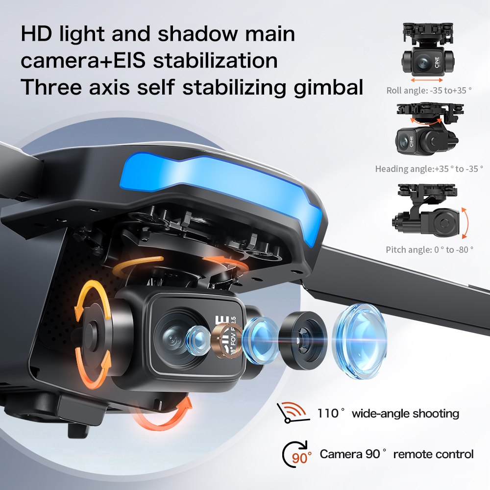 新型S-X1 MAXドローン GPS 8Kプロフェッショナル - Drone Cinematic のレビューと価格