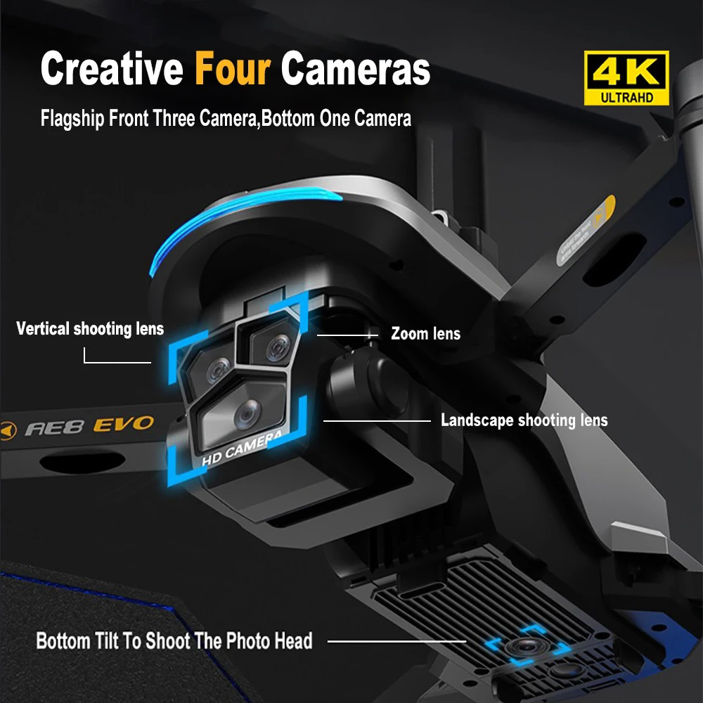AE8 EVO ドローン GPS 8K プロフェッショナル  - Drone Multispectral のレビューと価格